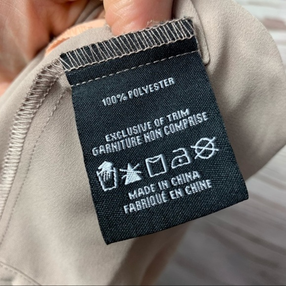 NWT Charlie Paige Color Block Chiffon Chemise Top - Picture 6 of 7